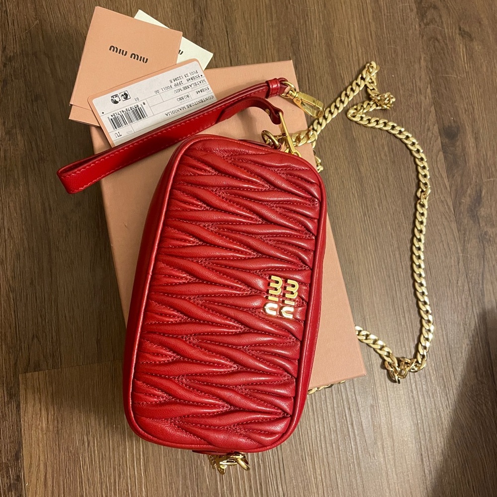 Authentic Miu Miu Pouch/Crossbody